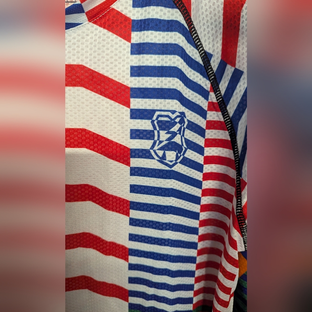 Striped MASH Tech Tee - Picture 5 of 5